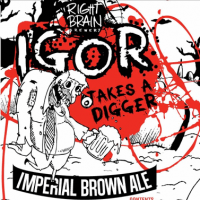 Right Brain Igor Takes a Digger Imperial Brown Ale