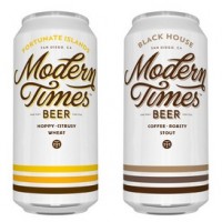 Modern Times Beer cans