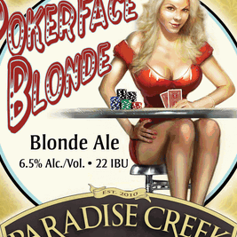 Paradise Creek Pokerface Blonde Ale
