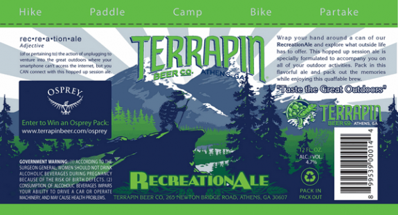 Terrapin RecreationAle can label