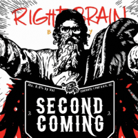 Right Brain The Second Coming Double IPA label