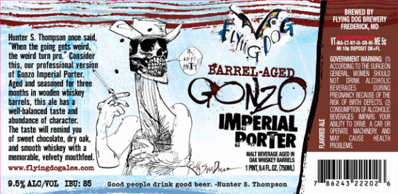 Flying Dog Barrel-aged Gonzo Imperial Porter