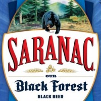 Saranac Black Forest Black Beer label