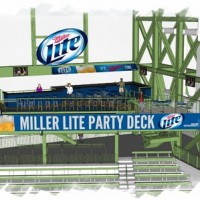miller lite party deck small