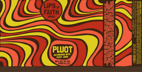 new belgium pluot ale label