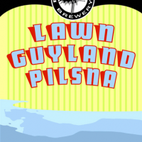 Blind Bat Lawn Guyland Pilsna label
