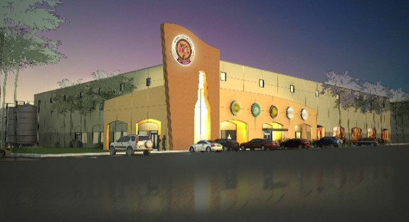 Brew Hub facility rendering