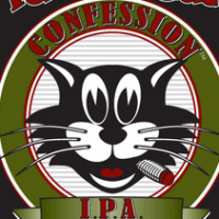 Fat Cat Confession IPA label