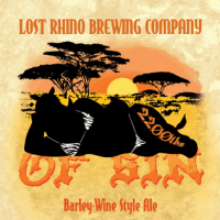 Lost Rhino 220lbs of Sin Barley Wine