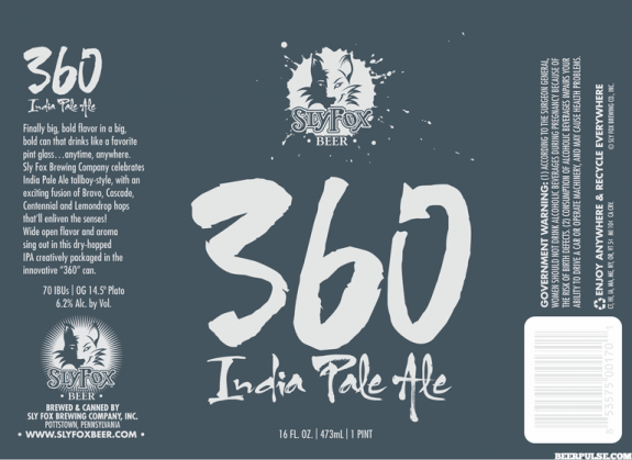 Sly Fox 360 IPA