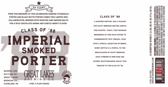 Great Lakes Class of '88 Imperial Smoked Porter