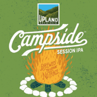 upland campside session ipa label