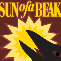 Sun of a Beak beer label