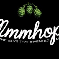 mmmhops bottle and logo