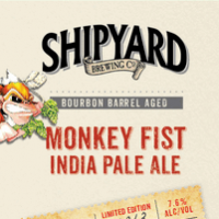 Shipyard Bourbon Barrel Aged Monkey Fist IPA