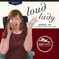 Airways Loud Lady Imperial IPA label