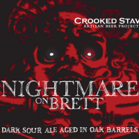 Crooked Stave Nightmare on Brett Dark Sour Ale