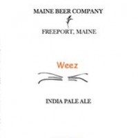 maine weez ipa label