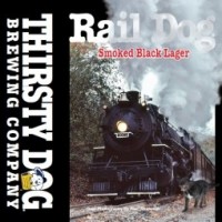 thirsty dog rail dog label