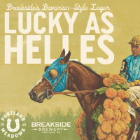 Breakside Lucky As Helles Label