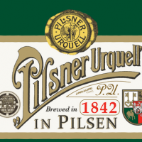 Pilsner Urquell retro label