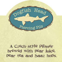 dogfish head piercing pils label