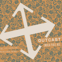 Crux Outcast IPA label