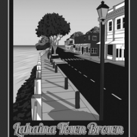 Maui Lahaina Town Brown Ale label