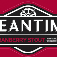 Meantime Cranberry Stout label