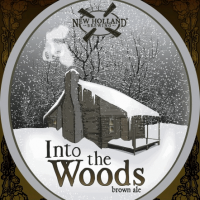 New Holland Into the Woods Brown Ale label