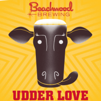 Beachwood Udder Love Milk Stout label