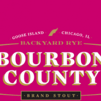 Goose Island Backyard Rye Bourbon County Brand Stout label