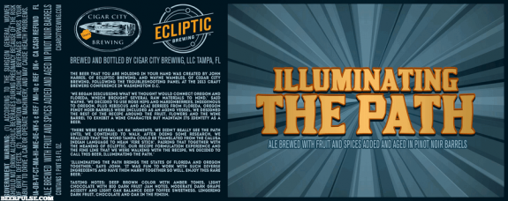 Cigar City Illuminating The Path Pinot Noir Wine Barrel-Aged Ale