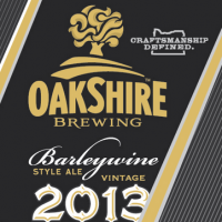 Oakshire Barleywine label