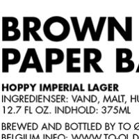 To Øl Brown Paper Bag Hoppy Imperial Lager