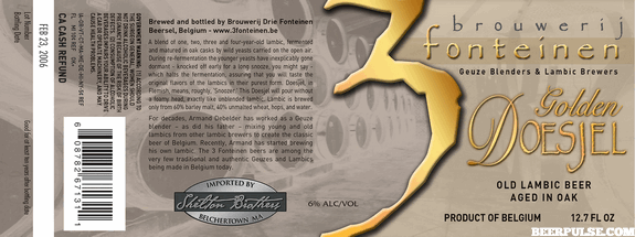 3 Fonteinen Golden Doesjel Old Lambic