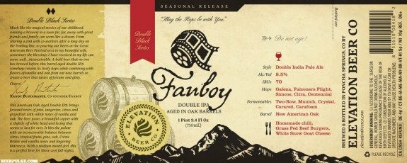 Elevation Fanboy Barrel-Aged Double IPA