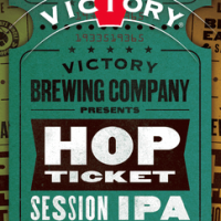victory hop ticket session ipa label