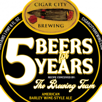 Cigar City 5 Beers for 5 Years American Barley Wine