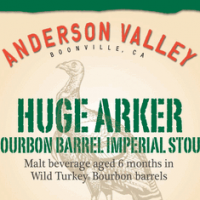 Anderson Valley Huge Arker label