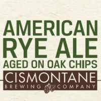 Cismontane Dos Cone Es American Rye Ale Aged on Oak Chips