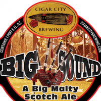 Cigar City Big Sound Scotch Ale label