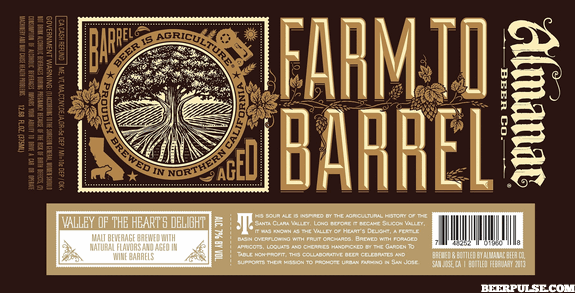Almanac Valley of the Hearts Delight Wine Barrel-Aged Ale