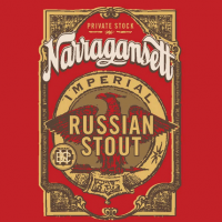Narragansett Imperial Russian Stout label