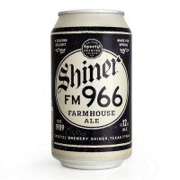 Shiner FM 966 Farmhouse Ale can