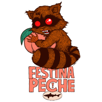 dogfish head festina peche label
