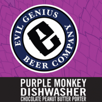 Evil Genius Purple Monkey Dishwasher Chocolate Peanut Butter Porter