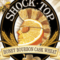 Shock Top Honey Bourbon Cask Wheat label