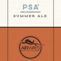 Airways PSA Summer Ale 16oz can beer label