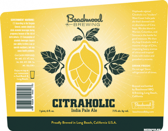 Beachwood Citraholic IPA